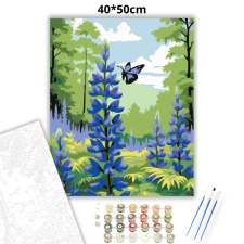 Creative Land Kft Tavaszi csillagfürt - számfestő készlet kreatív és készségfejlesztő