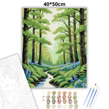 Creative Land Kft Tavaszi erdő szépsége - számfestő készlet kreatív és készségfejlesztő