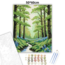 Creative Land Kft Tavaszi erdő szépsége - számfestő készlet – 50×60 cm (Keret nélkül) kreatív és készségfejlesztő