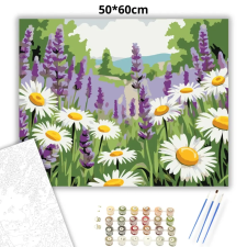 Creative Land Kft Üde levendulás - számfestő készlet – 50×60 cm (Keret nélkül) kreatív és készségfejlesztő