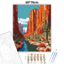 Creative Land Kft Vadregényes kanyon - számfestő készlet – 60×70 cm (Keretre feszítve) kreatív és készségfejlesztő