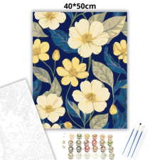 Creative Land Kft Vibráló virágok - számfestő készlet kreatív és készségfejlesztő