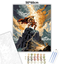 Creative Land Kft Viharisten - számfestő készlet – 50×60 cm (Keretre feszítve) kreatív és készségfejlesztő