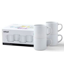 Cricut bögre 295ml White Stackable Cricut Mug Press (4 db) bögrék, csészék