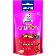 Crispy Vitakraft Crispy Crunch Macska Jutalomfalat Superfood Kacsa & Feketeberkenye 60g jutalomfalat macskáknak