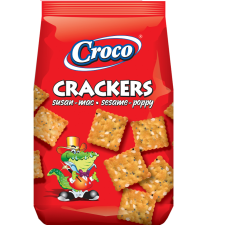 CROCO crackers mákos-szezámmagos keksz 100g alapvető élelmiszer