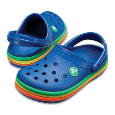 CROCS CB Rainbow Band Clog gyerek papucs 23-24 gyerek papucs, mamusz