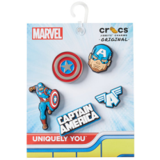 CROCS Cipő kiegészítők Captain America 5Pck Sokszínű Egy méret