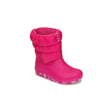 CROCS Hótaposók Classic Neo Puff Boot K Rózsaszín 34 / 35 gyerek csizma, bakancs