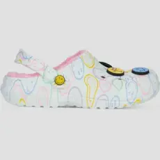 CROCS Klumpák Smiley Classic Lined Clog Fehér 46 / 47
