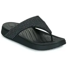 CROCS Lábujjközös papucsok GETAWAY GEMS TRIANGLE FLIP Fekete 36 / 37