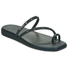 CROCS Lábujjközös papucsok MIAMI STUDDED TOE LOOP SANDAL Fekete 37 / 38 női papucs