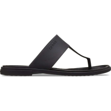 CROCS Tulum Flip 206752-060 női lábujjközös papucs fekete női papucs