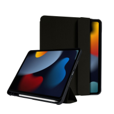 Crong FlexFolio Apple iPad 10.2" 2019-2021 Flip tok - Fekete tablet tok