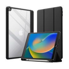 Crong PrimeFolio Apple iPad 10.2 (2019 / 2020 / 2001) Flip tok - Fekete (CRG-PRF-IPD102-BLK) tablet tok