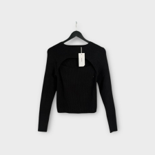 Cropp nyitott bordázott női pulóver - L-XL (ÚJ) női pulóver, kardigán