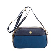 Crossbody táska, Kék, 26,5x7,5x16,5 cm, Uni kollekció kézitáska és bőrönd