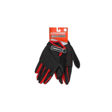 Crosser CG-560 hosszú ujjú nyári MTB kesztyű, fekete-piros, XL-es méret kerékpáros kesztyű