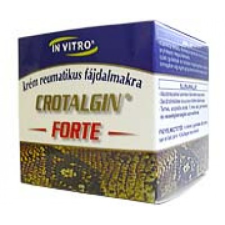Crotalgin Forte krém reumatikus bántalmakra egyéb egészségügyi termék