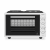 Crown CMO-433W Kis Főzőlap, 42 l, 1300 W, Két Főzőlap, 3 Funkció, Zománc, Fehér