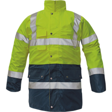 crv_0301001970005 BI ROAD 4in1 HV kabát sárga/navy 2XL láthatósági ruházat