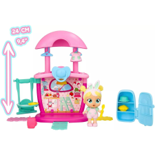 Cry Babies Playtime Chloe konyhája játékszett 14 darab kiegészítővel (IMC924406) baba