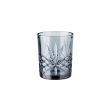 CRYSTAL CLUB kristályüveg vizespohár szürke, 300ml üdítős pohár