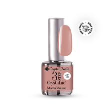 Crystal Nails - 3 STEP HEMA FREE CRYSTALAC - MOCHA MOUSSE - 4ML - THF lakk zselé