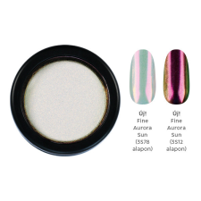 Crystal Nails - CHROMIRROR KRÓM PIGMENTPOR - FINE AURORA SUN körömdíszítő