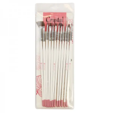 Crystal Nails - CRYSTAL NAILS BIG BRUSH SET - 12 DARABOS NAIL ART ECSET KÉSZLET műkörmös ecset