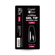 Crystal Nails - GEL TIP BOX - HOSSZÚ BALERINA - 120DB tip