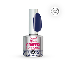  Crystal Nails - GRAFFIX POKING GEL - MIDNIGHT BLUE - 04 - 4ML lakk zselé