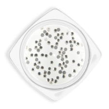 Crystal Strassz - SS5 80+db #1 ezüst körömdíszítő