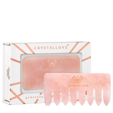 CRYSTALLOVE Rose Quartz Comb Fésű fésű