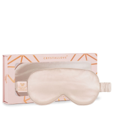 CRYSTALLOVE Silk Eye Mask - Gold Maszk arcpakolás, arcmaszk