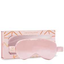 CRYSTALLOVE Silk Eye Mask - Rose Maszk arcpakolás, arcmaszk