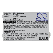 CS-PHX99MSL Telefon akkumulátor 1200 mAh mobiltelefon akkumulátor