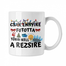 Csak ennyire futotta - Bögre karácsonyi dekoráció