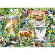 családi puzzle folyó varázsa 350 darab puzzle, kirakós