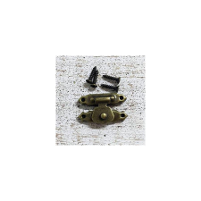  Csat szimpla, bronz. Mérete: 25x15 mm dekorációs kellék