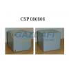 Csatári Plast CSATÁRI PLAST CSP080808 poliészter doboz, üres, 80x80x80mm, IP 65 fekete, halogénmentes