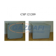 Csatári Plast CSATÁRI PLAST CSP121209 poliészter doboz, üres, 120x120x90mm, IP 65 fekete, halogénmentes villanyszerelés