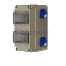 Csatári Plast CSATÁRI PLAST PVT 1530 ÁK2x6–1Fi 12m.2x230VKmFi álló, 150x300x170mm villanyszerelés