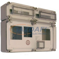 Csatári Plast CSATÁRI PLAST PVT 3060Á-VFmÁK 2x1F + vezérlő + 2x12 mod, 450x600x170mm villanyszerelés