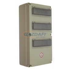 Csatári Plast CSATÁRI PLAST PVT 3060ÁK3x12 36mod.kismegsz.szekrény, 300x600x170mm villanyszerelés