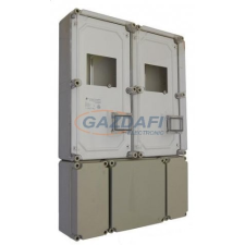 Csatári Plast CSATÁRI PLAST PVT 6090Á-VKF 2x1-3F+ vezérlő + káb.fog., 600x900x170mm villanyszerelés