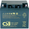 CSB-Battery CSB Battery EVX 12400 EVX12400-I1 Ólomakku 12 V 40 Ah Ólom-vlies (AGM) (Sz x Ma x Mé) 197 x 170 x 165 mm M5 csavaros csatlakozó Ciklusálló, Karbantartásmentes, (EVX12400-I1)