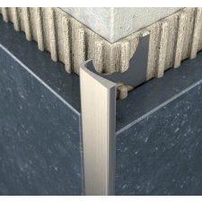  Csempeélvédő Alu L Natur 10mm 2,5fm élvédő, sín, szegélyelem