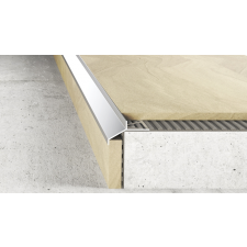  Csempeélvédő Alu Terasz Vízvetős Natur 2,5m 8mm élvédő, sín, szegélyelem