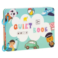 Csendes könyv - fejlesztő játék (Quiet book 2 - általános témakör) kreatív és készségfejlesztő